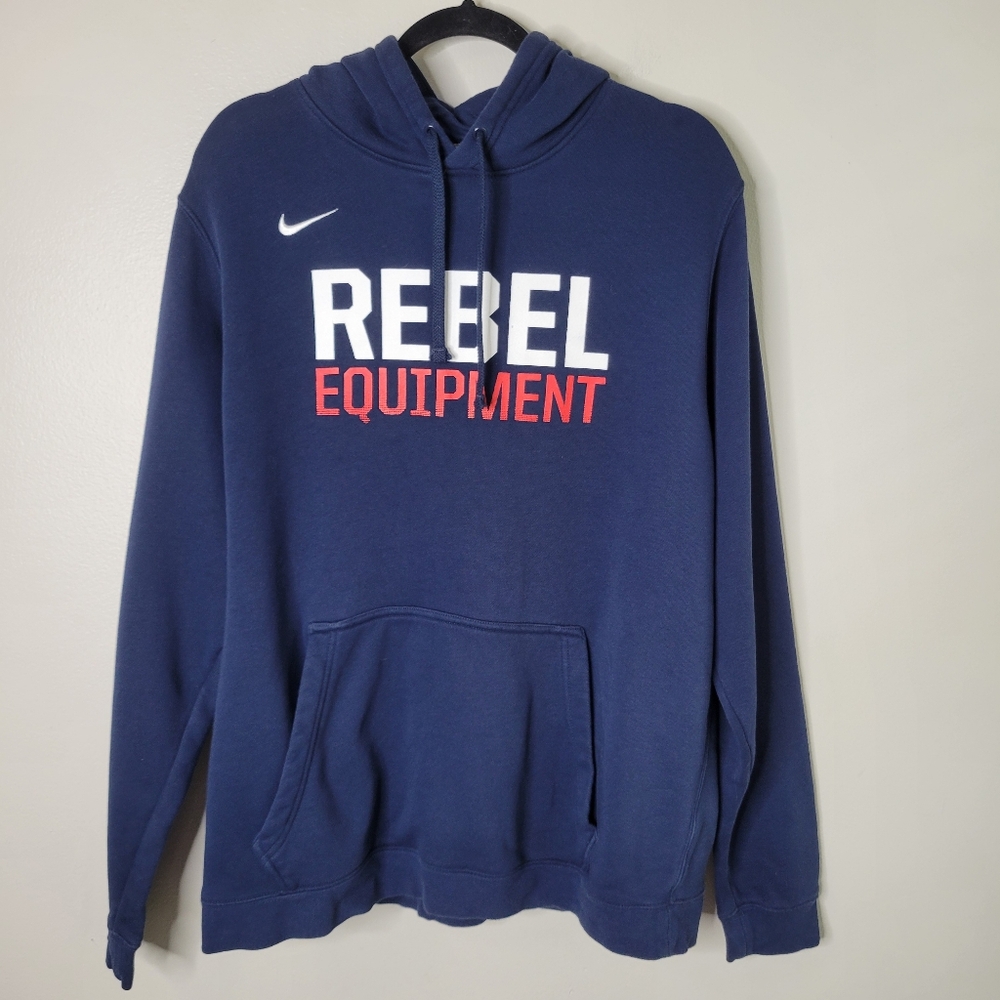 Nike Rebels Equipment Blue Hoody Club Fleece Sweatshirt